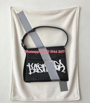 Balenciaga Graffiti Bag Print Flannel Sofa Throw Blanket BA414